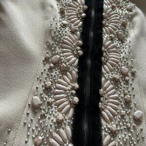 TWIN SET - BY SIMONE BARBIERI - EMBELLISHED WITH RHINESTONES & PEARLS-WORN ONC